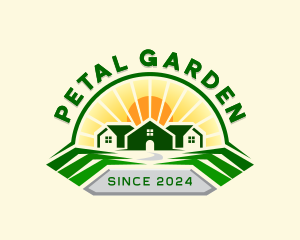 Lawn Yard Landscaping logo design