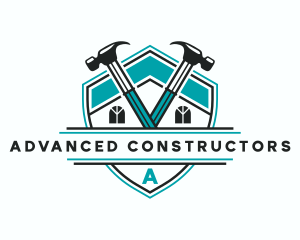 Hammer Roof Repair logo design