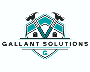 Hammer Roof Repair logo design