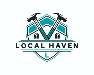 Hammer Roof Repair logo design