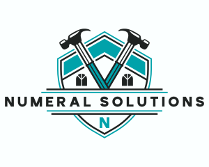 Hammer Roof Repair logo design