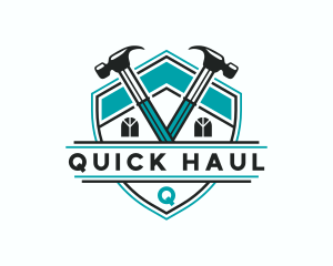 Hammer Roof Repair logo design