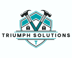 Hammer Roof Repair logo design