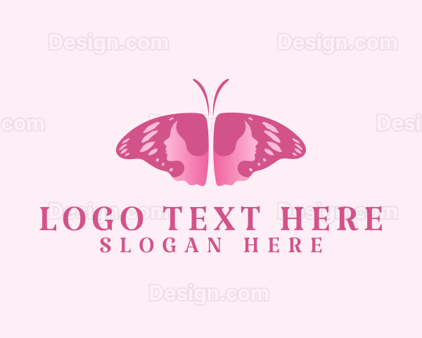 Butterfly Feminine Skincare Logo