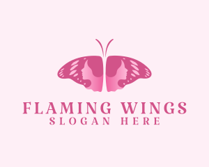 Butterfly Feminine Skincare logo design