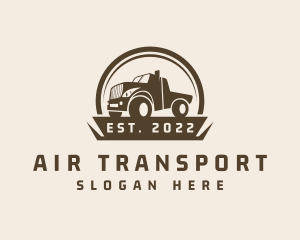 Farm Truck Transport logo design