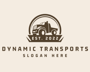 Farm Truck Transport logo design