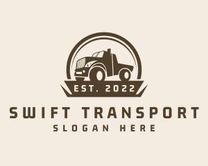 Farm Truck Transport logo design