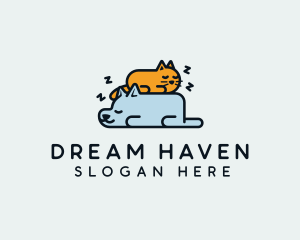 Sleeping Dog Cat logo