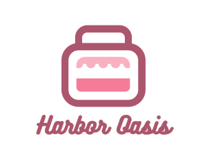 Pink Bag Stall logo design