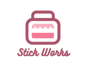 Pink Bag Stall logo design