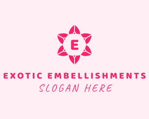 Mandala Flower Arrangement logo design