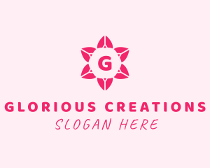 Mandala Flower Arrangement logo design