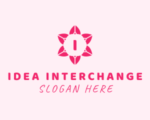 Mandala Flower Arrangement logo design