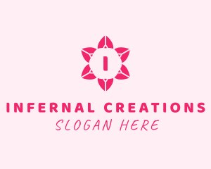 Mandala Flower Arrangement logo design