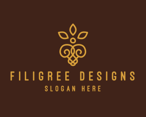 Elegant Filigree Decoration  logo design