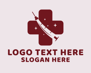 Pharmacy Syringe Vaccine logo