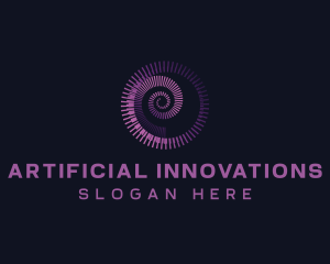 Swirl Tech Innovation logo design