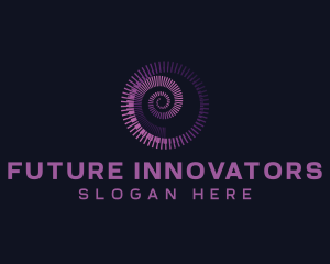 Swirl Tech Innovation logo design