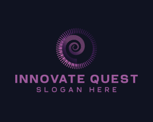 Swirl Tech Innovation logo design