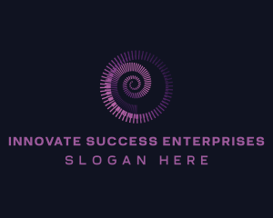 Swirl Tech Innovation logo design