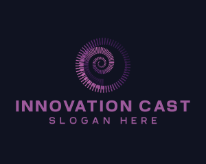 Swirl Tech Innovation logo design