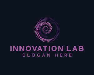 Swirl Tech Innovation logo design