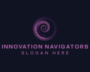 Swirl Tech Innovation logo design