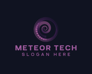 Swirl Tech Innovation logo design