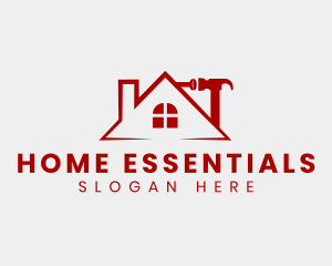 Home Roof Repair logo design