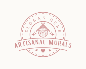 Knitting Crochet Garment logo design