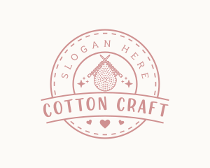 Knitting Crochet Garment logo design