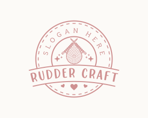 Knitting Crochet Garment logo design