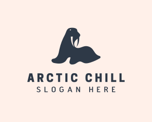 Arctic Walrus Zoo logo design