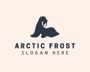 Arctic Walrus Zoo logo design