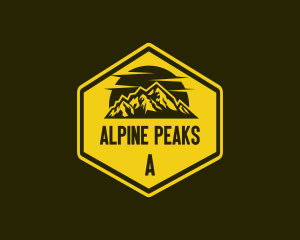 Mountain Camp Peak logo design