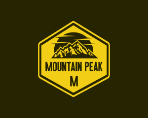 Mountain Camp Peak logo design