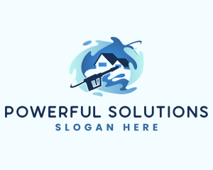 Home Sanitation Pressure Wash logo design