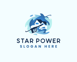 Home Sanitation Pressure Wash logo design