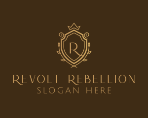 Royal Crest Shield logo design