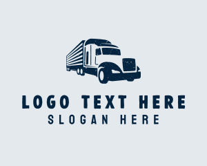 Retro Freight Trucking logo