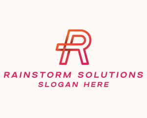 Creative Company Letter R logo design