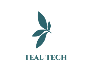 Teal Leaves Garden logo