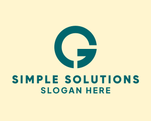 Simple Basic Letter G logo
