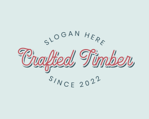 Rustic Script Style logo design