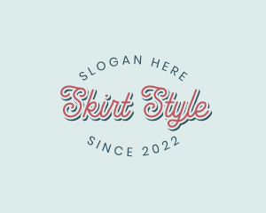 Rustic Script Style logo design