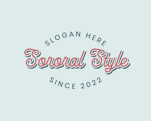 Rustic Script Style logo design