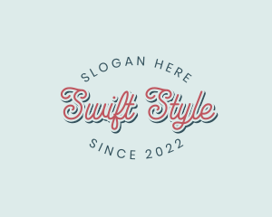 Rustic Script Style logo design