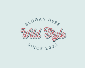 Rustic Script Style logo design