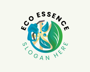 Eco Petrol Station logo design